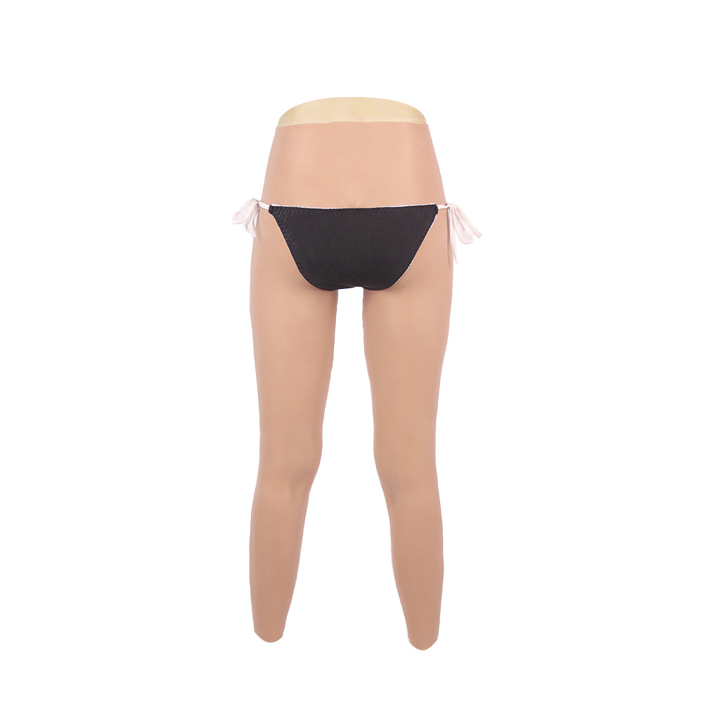 Cross-Love Crossdress Female Realistic Penetrable Vagina Wearable Silicone Ankle-Length Pant