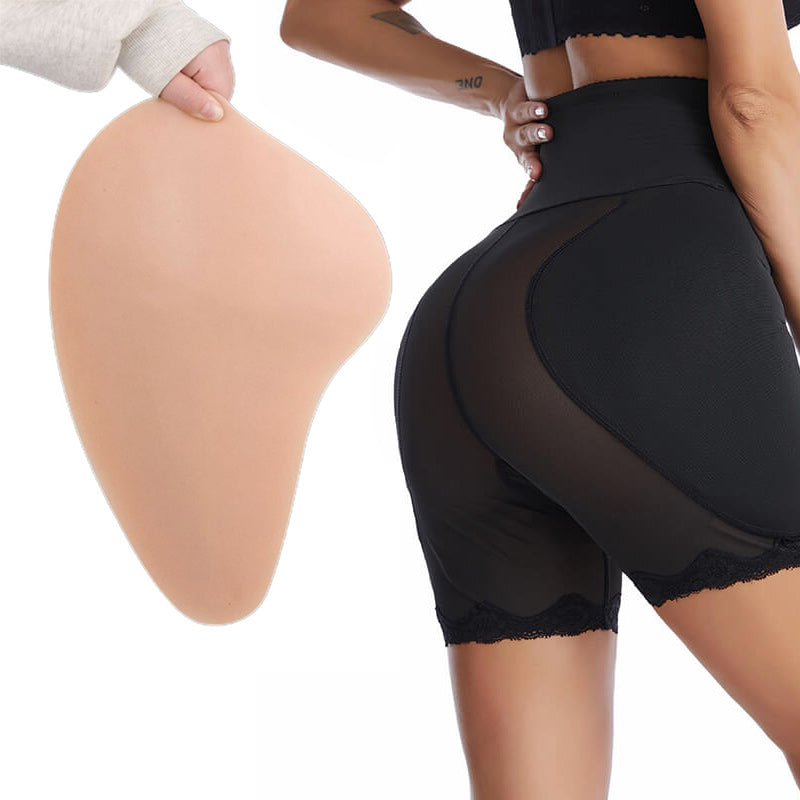 Cross-Love Crossdress One-Pair Realistic Silicone False Hip and Butt Enhancement Pad Buttock Push Up Enlargement