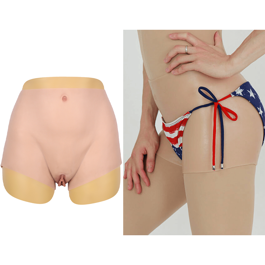 XL size Prosthetic Vagina Panties with Butt and Hip Enhanced Effect