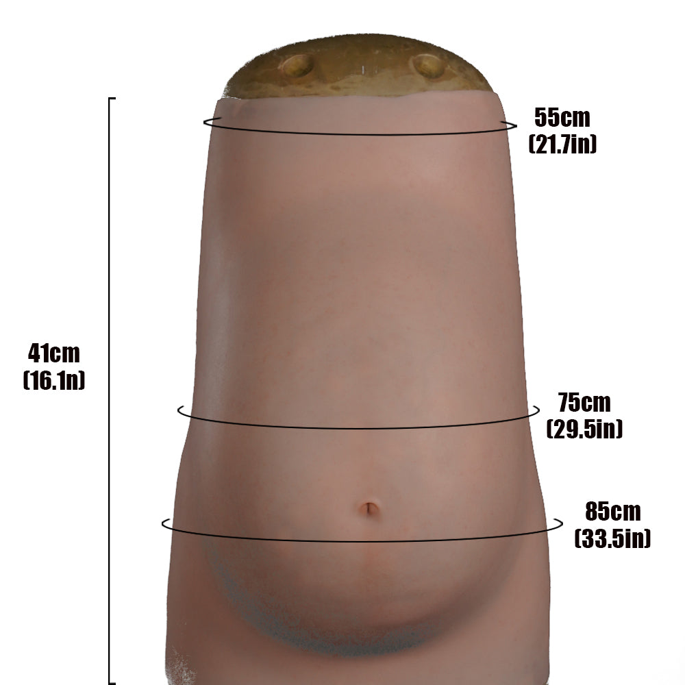 2022 New-arrival Cross-Love Crossdresser Flesh Silicone Wearable 9-Month Pregnant Belly Form