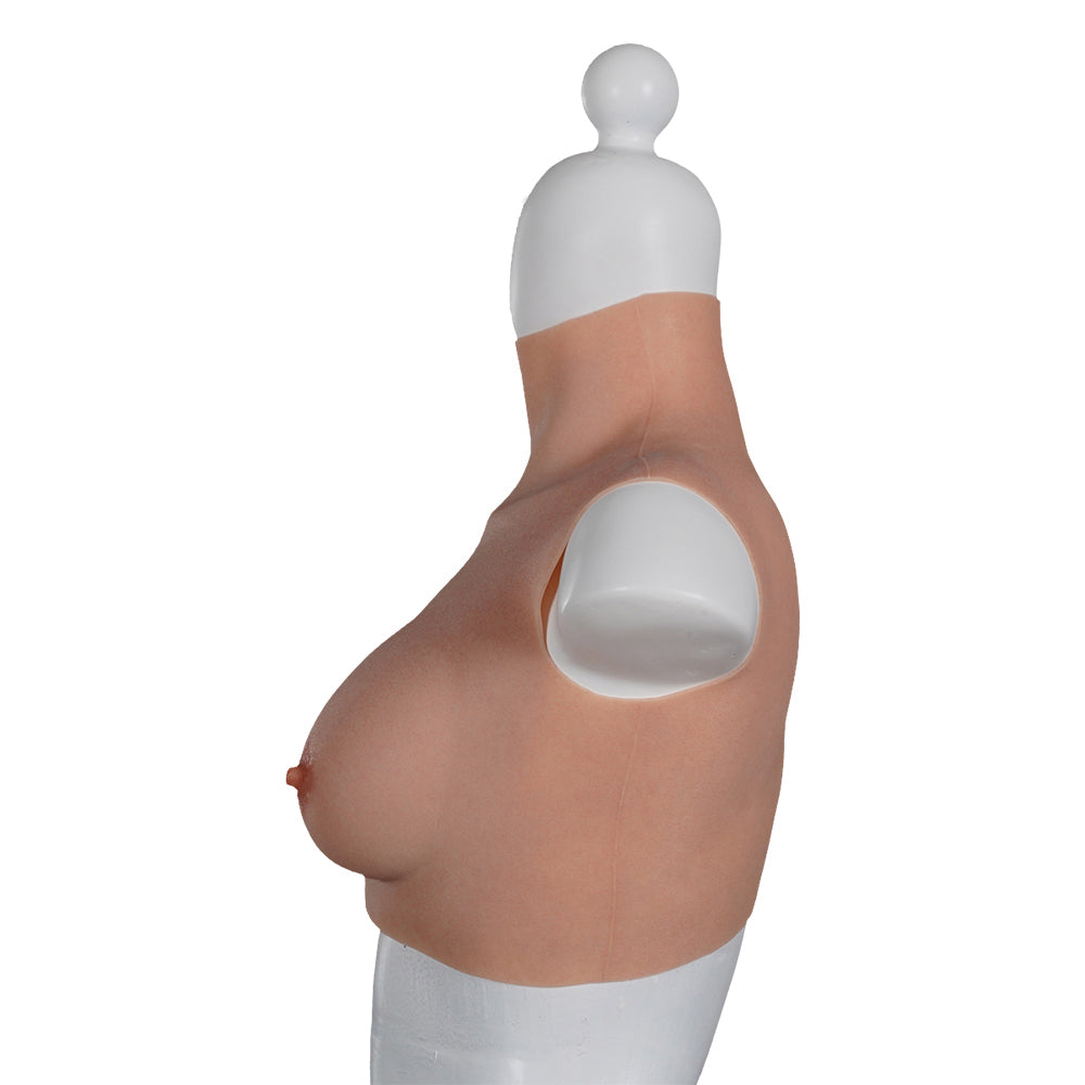 2022 New-arrival Cross-love Cross Dresser Tanned Silicone Wearable B Cup RealSkin 3.0 Breast Form