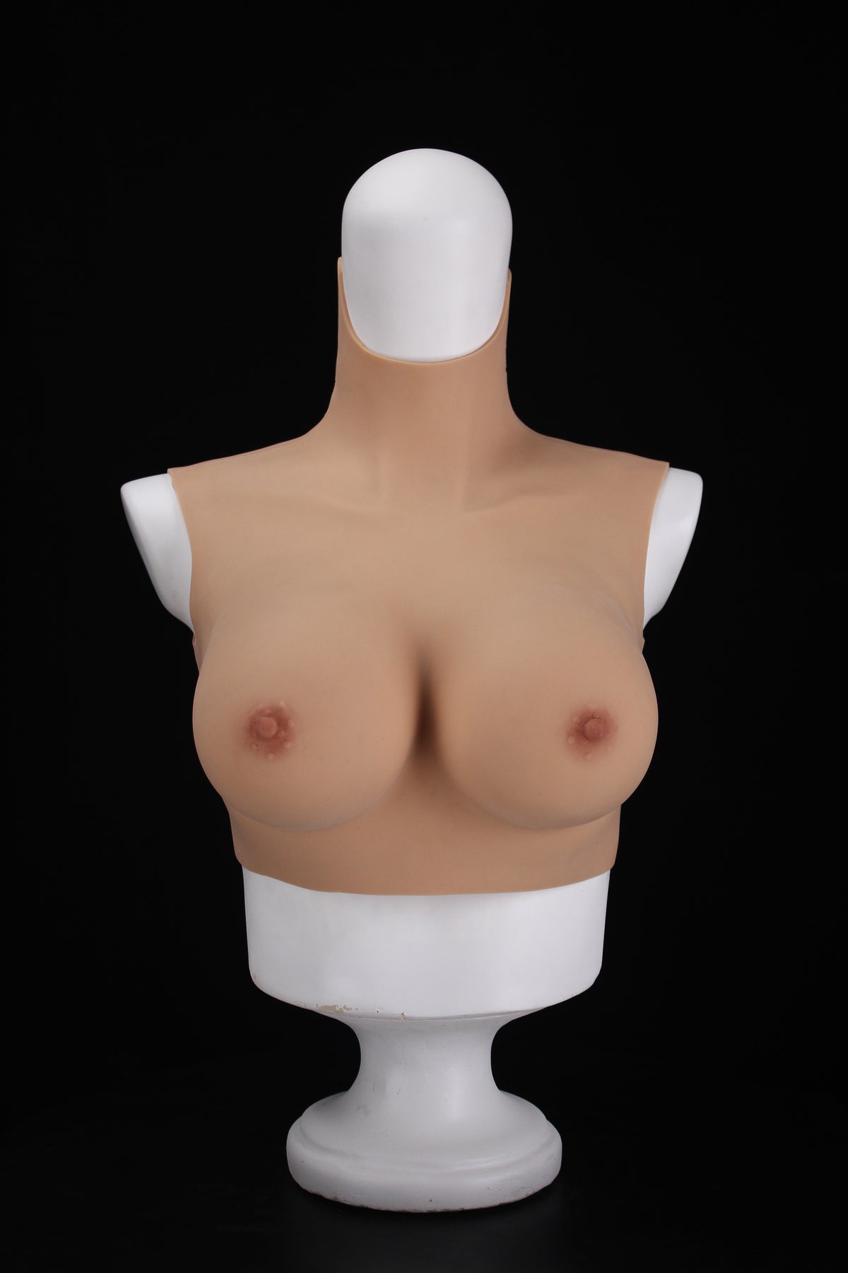 Realistic Wearable Silicone Crop Top Shirt with Breast Form