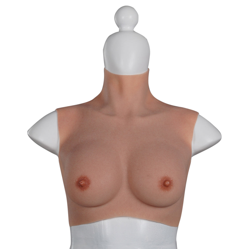 2022 New-arrival Cross-love Cross Dresser Tanned Silicone Wearable B Cup RealSkin 3.0 Breast Form