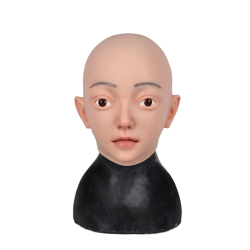 Cross-Love Cross Dress Realistic Silicone Wearable Head Mask Male and Female Drag Queen Cosplay Costume