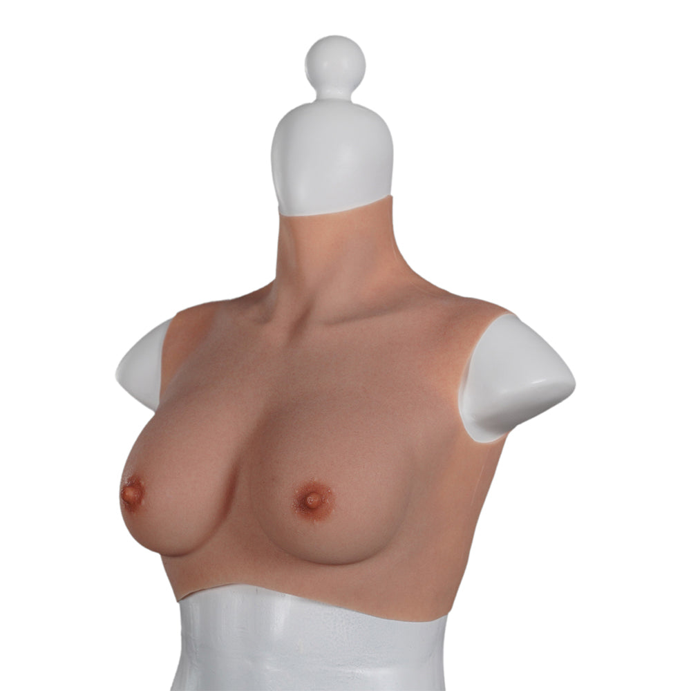 2022 New-arrival Cross-love Cross Dresser Tanned Silicone Wearable B Cup RealSkin 3.0 Breast Form